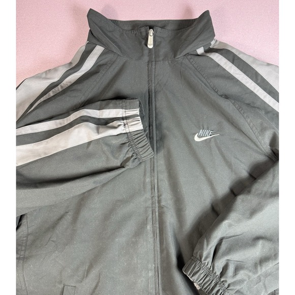Nike Track Jacket Men's XL Windbreaker Track Coat 2000's Swoosh Vintage - Picture 1 of 6